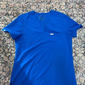 Women’s Fig’s Royal Blue FIGS Catarina Scrub Top